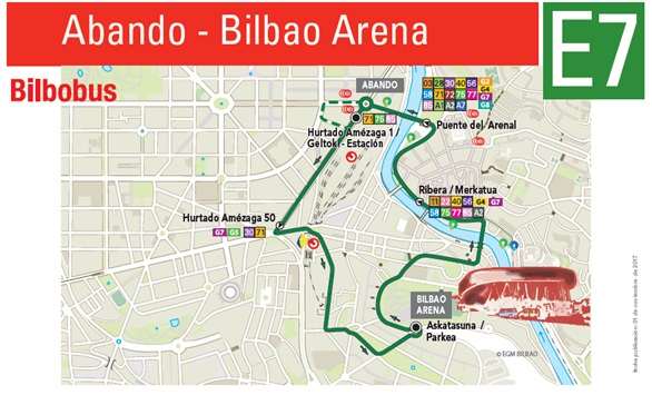 Bilbobus habilitará un servicio de lanzadera el domingo 18 de mayo para el partido Bilbao Basket contra Basket Zaragoza
