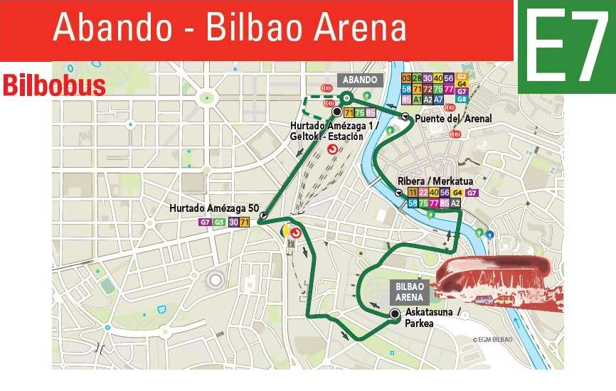 Bilbobus ofrecerá un servicio de lanzadera hoy miércoles, 9 de julio, para el concierto de Miguel Bosé