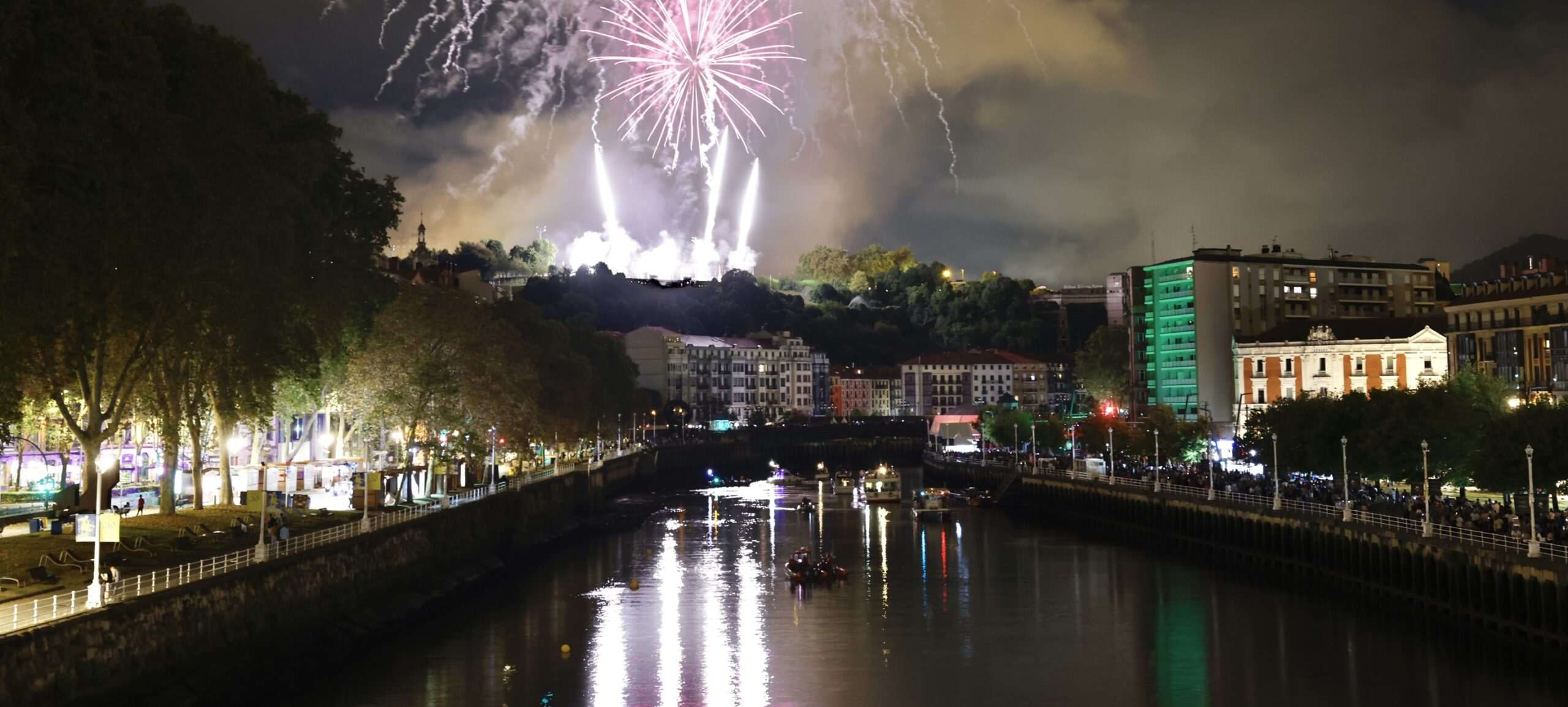 Siete pirotecnias competirán en el XXXIII Concurso Internacional de Fuegos Artificiales Villa de Bilbao durante Aste Nagusia
