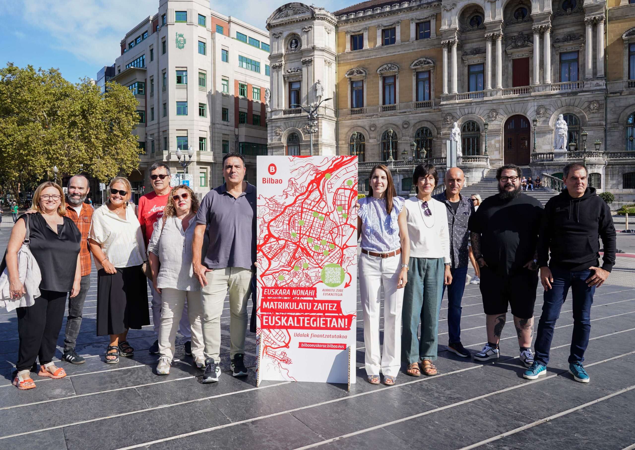 El Ayuntamiento de Bilbao impulsa la matrícula en los euskaltegis bajo el lema Euskara Nonahi - Euskera en cualquier parte