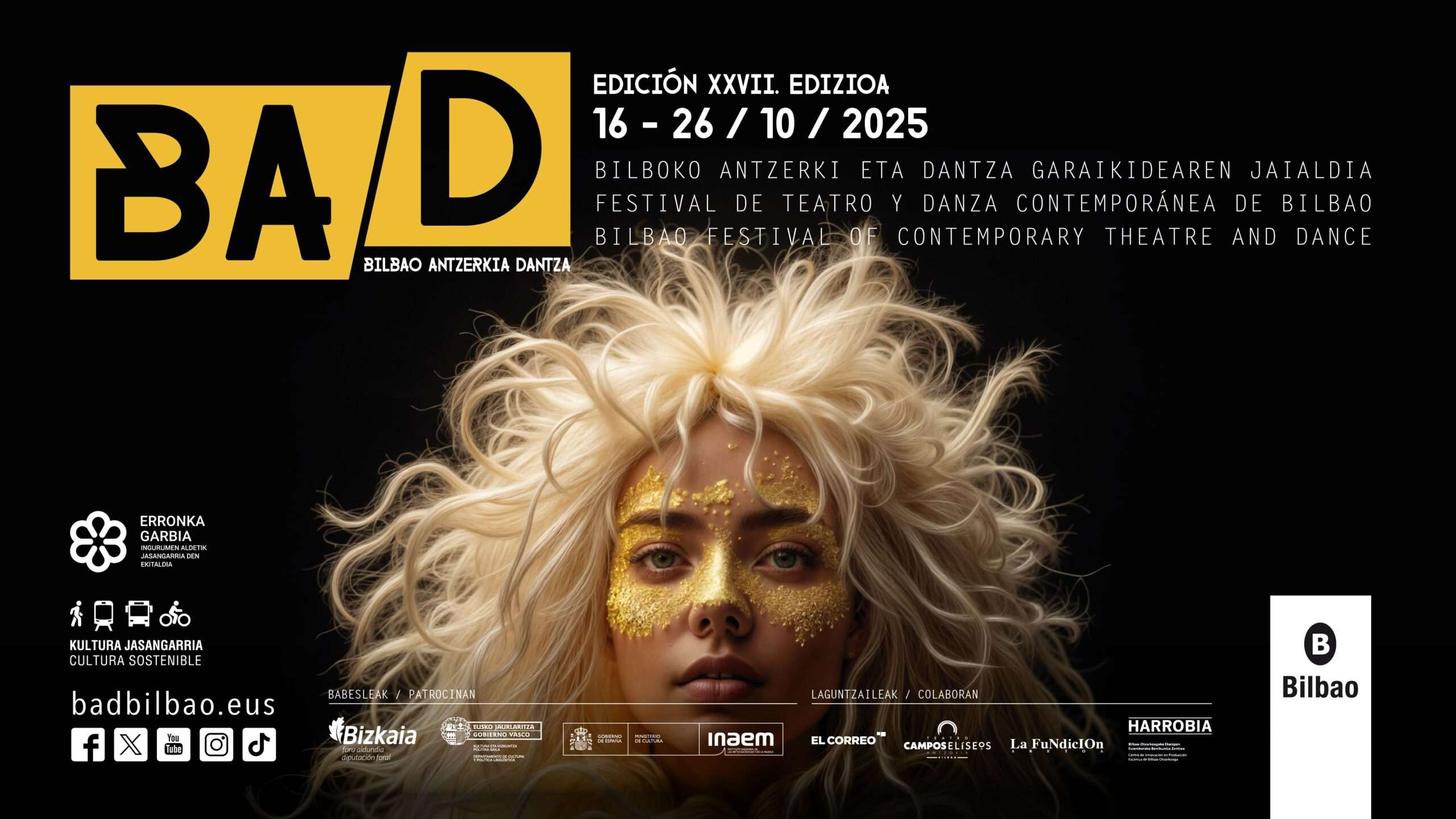 El festival de teatro y danza contemporánea Bad Bilbao celebra del 16 al 26 de octubre su XXVII edición