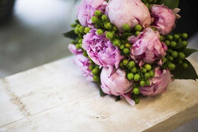Ramo novia bouquet peonias casa arregui