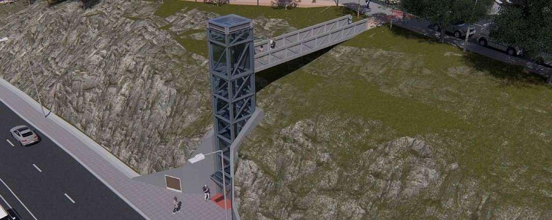 El Ayuntamiento de Bilbao comienza la construcción de un nuevo ascensor público entre los barrios de Txurdinaga y Bolueta