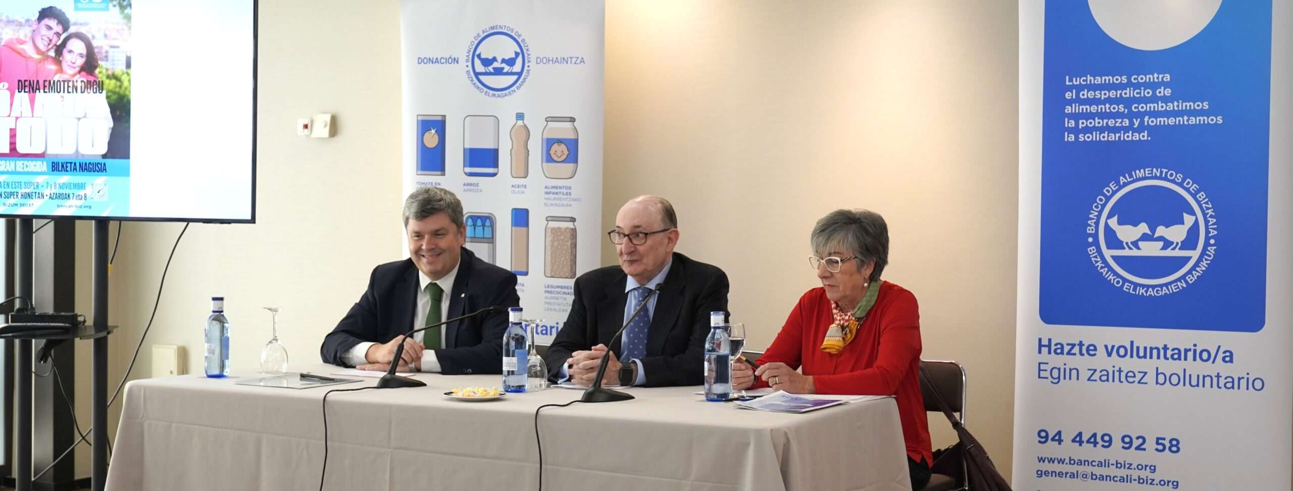 El Banco de Alimentos de Bizkaia celebrará la Gran Recogida el viernes 7 y el sábado 8 de noviembre