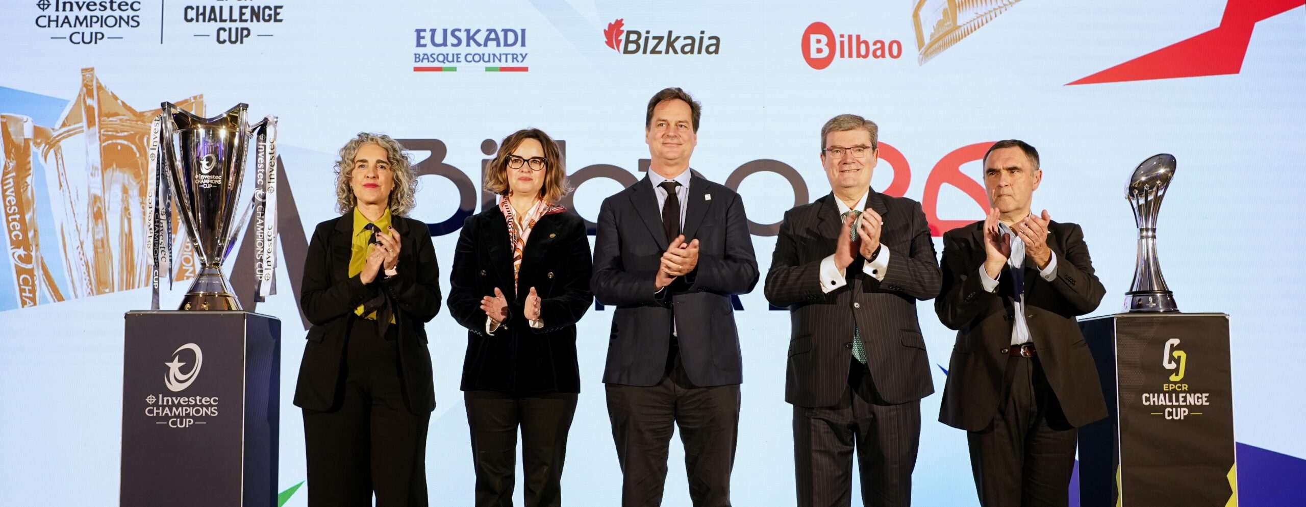 Las instituciones vascas invitan a la ciudadanía a participar en las finales de rugby 2026 que se celebrarán en San Mamés el 22 y 23 de mayo