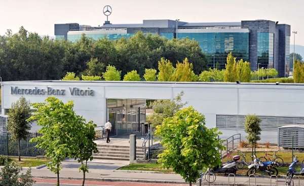 Huelga en la fábrica de Mercedes Benz en Vitoria Gasteiz