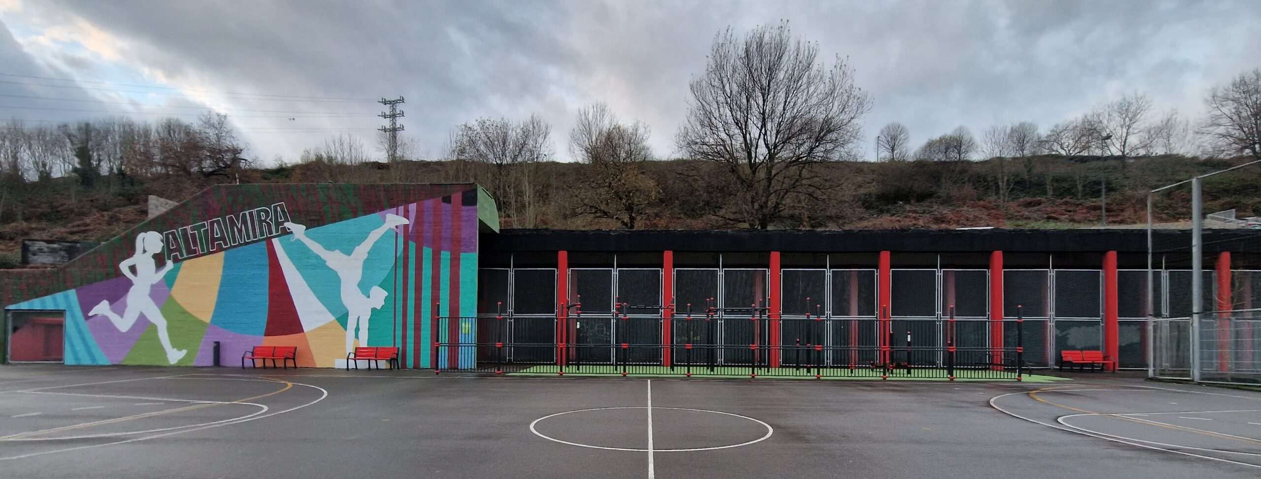 Finalización de las obras de mejora en la zona deportiva del barrio de Altamira, proyecto priorizado por los vecinos en el marco del Plan Auzokide