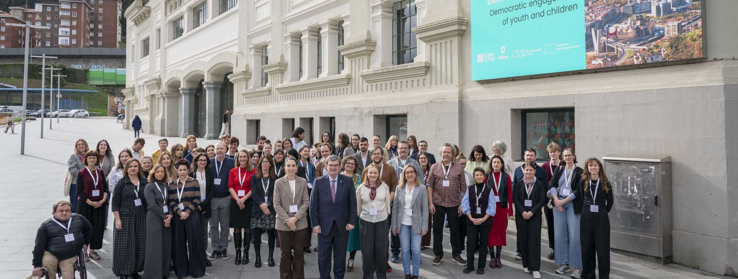 Aburto defiende la participación ciudadana desde edades tempranas en el III Democracy Lab europeo que por primera vez lidera Bilbao desde la Perrera