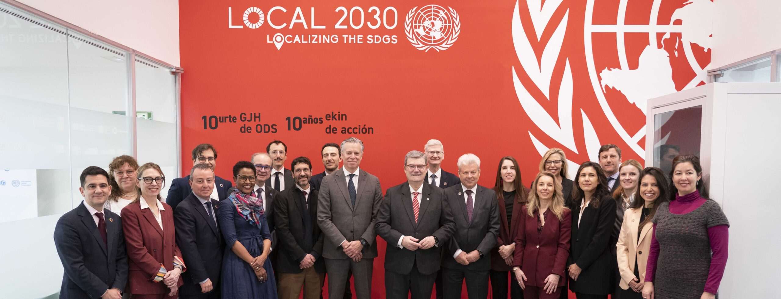 El alcalde de Bilbao se reúne con los directores de las principales agencias de Naciones Unidas