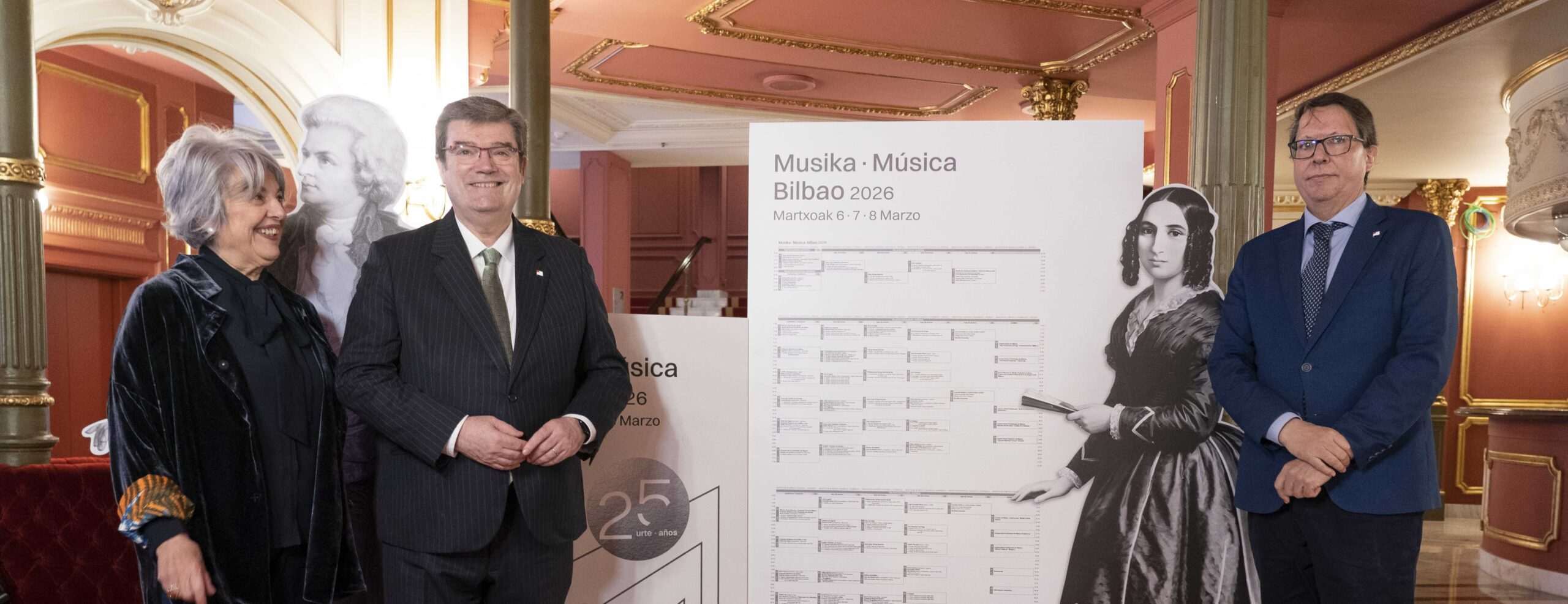 El Ayuntamiento de Bilbao presenta la 25ª edición del Festival Musika-Música, que se llevará a cabo los días 6, 7 y 8 de marzo