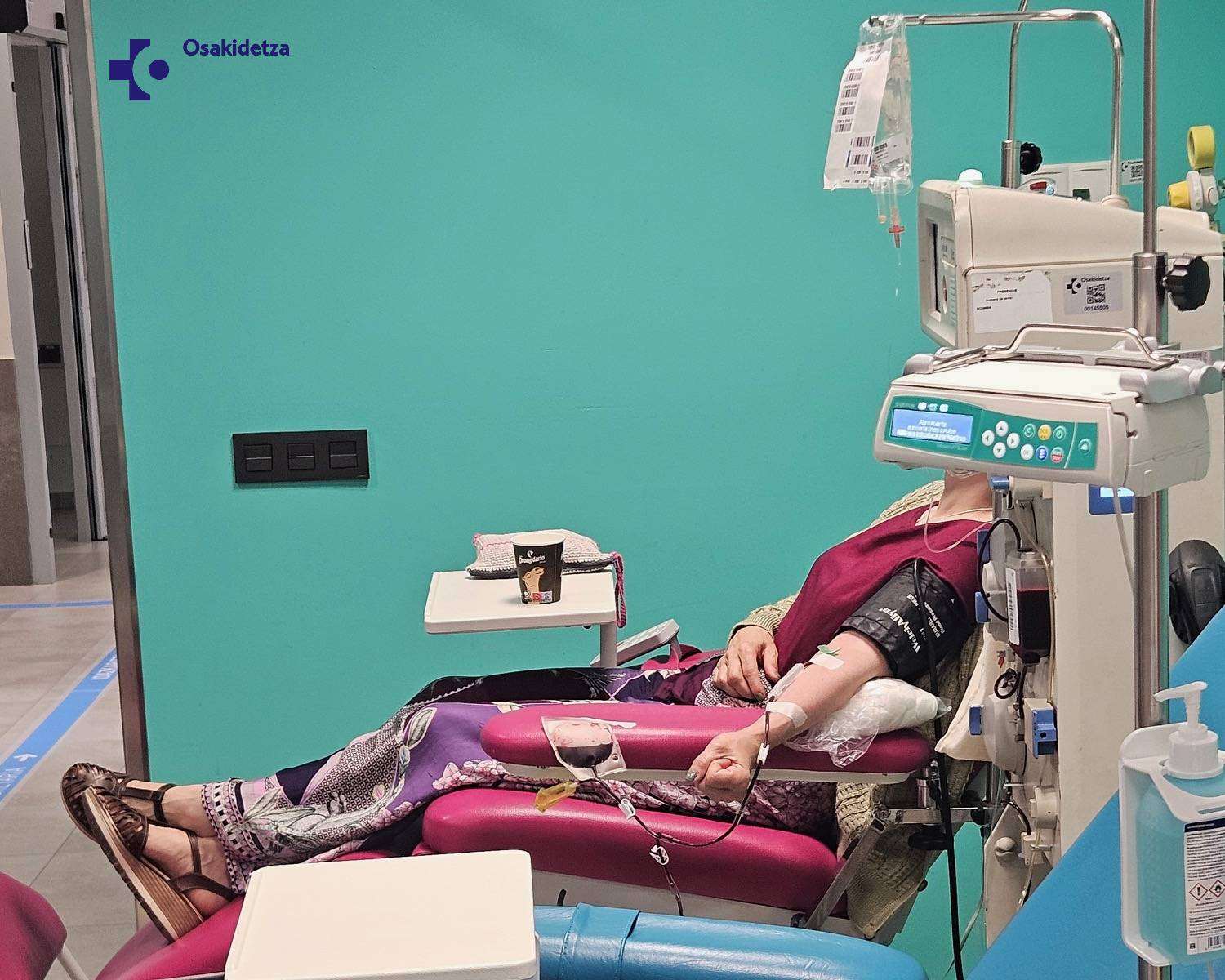 Donación de plasma: El Hospital de Urduliz se convierte en punto mensual de Osakidetza