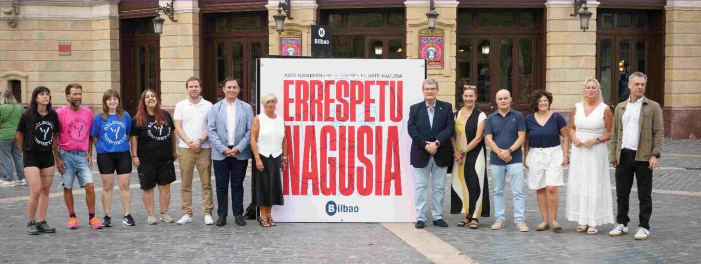 Bilbao refuerza su compromiso contra las agresiones machistas, racistas y LGTBIQ+fóbicas en Aste Nagusia