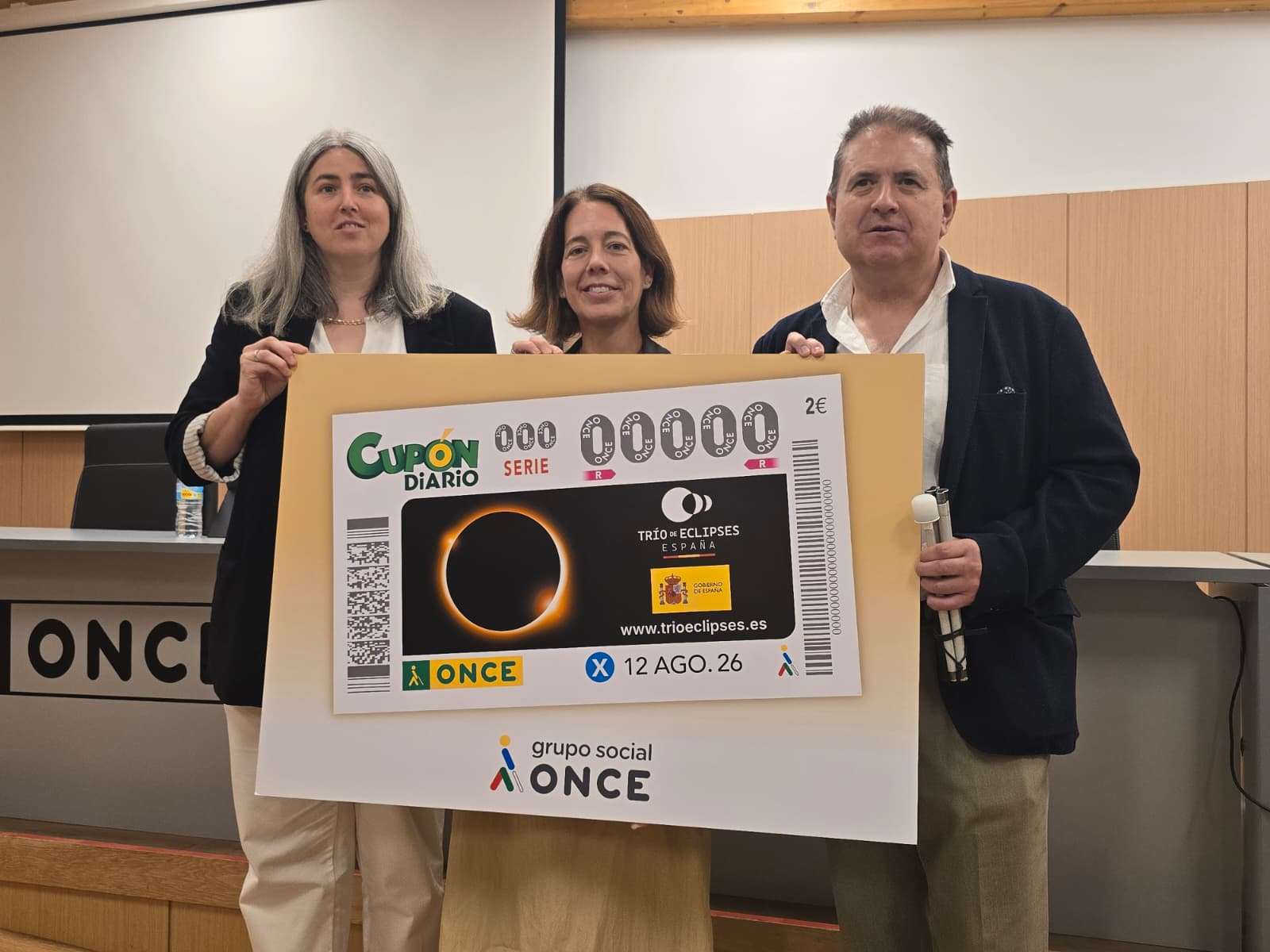 El 12 de agosto, el eclipse solar ofrecerá una experiencia accesible: Gobierno Vasco y ONCE se unen por la inclusión.