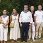 El alcalde de Bilbao, Juan Mari Aburto, asiste a la misa en honor a San Roque en la ermita de Artxanda, cumpliendo con la tradición