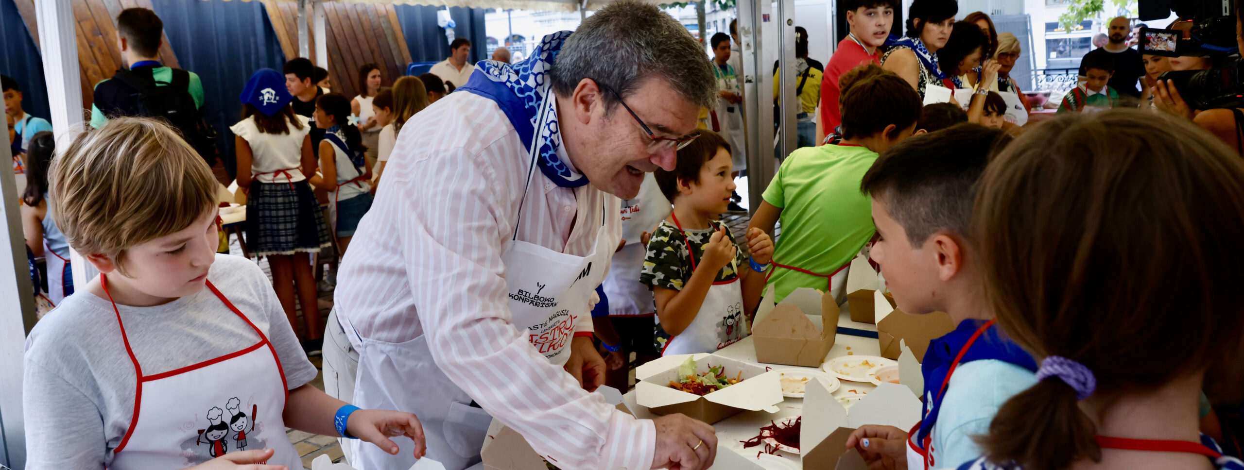 Mercabilbao promueve la alimentación saludable entre los más pequeños con Gastrotxiki en Aste Nagusia