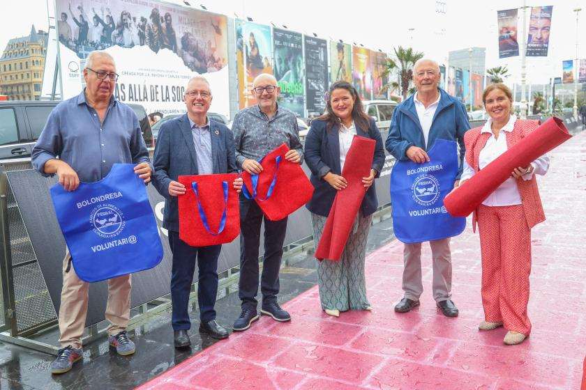 La alfombra roja del Zinemaldi se reinventa: un proyecto de economía circular y sostenibilidad que promueve la inclusión social