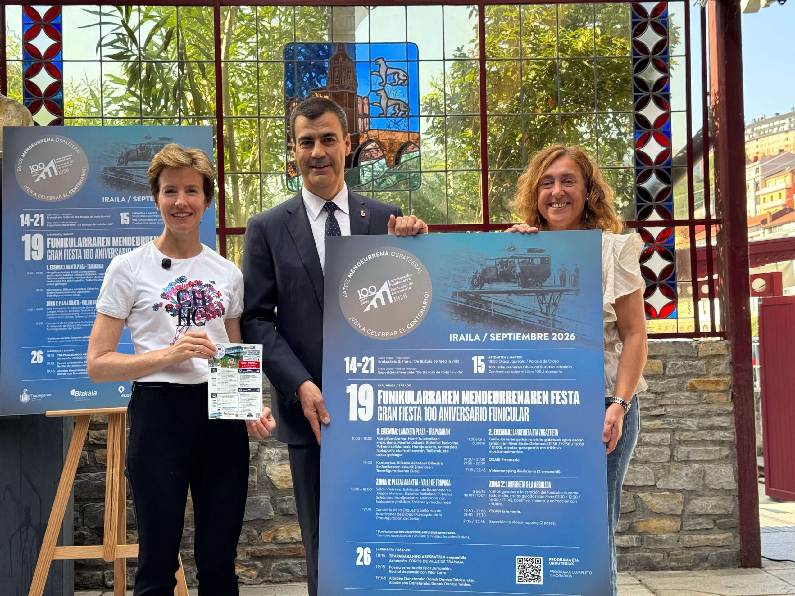 El centenario del funicular de Larreineta: un programa de actividades para celebrar con la comunidad