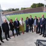 Inauguración de la Ciudad Deportiva de la Sociedad Deportiva Eibar con la presencia del Lehendakari Imanol Pradales