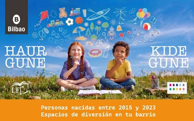 El Ayuntamiento de Bilbao inicia el periodo de inscripción para los programas municipales Haurgune, Kidegune y Kidelego First Lego League del curso 2026
