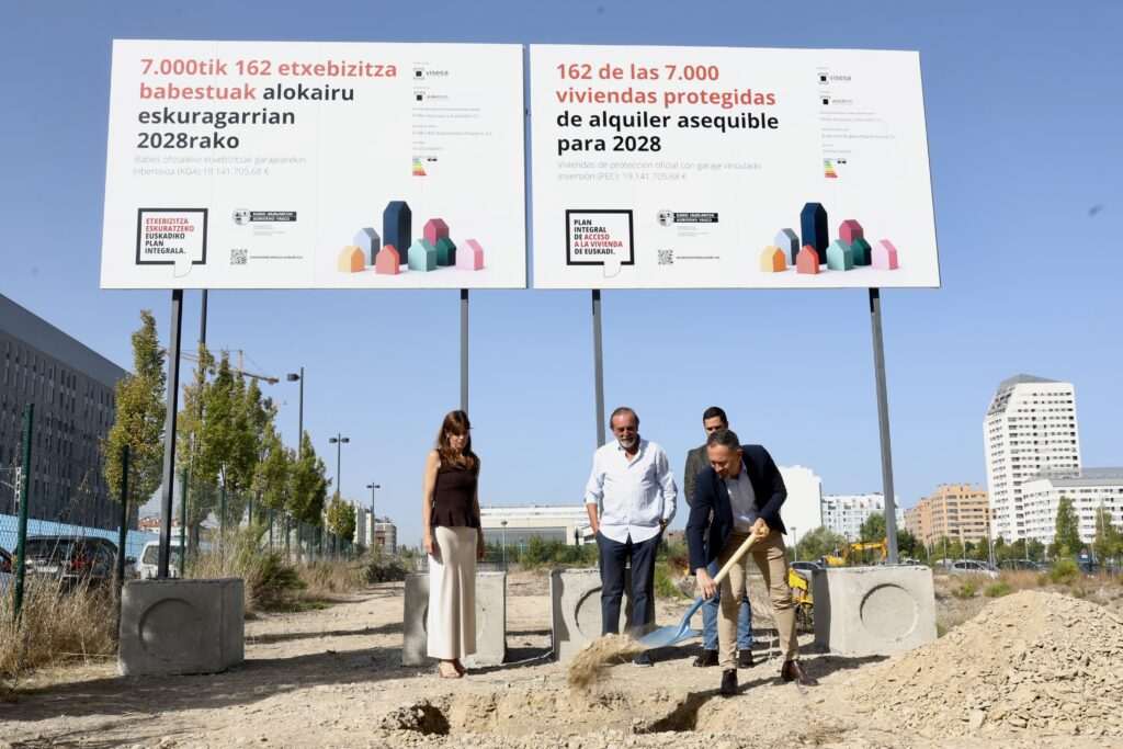 Salburua sumará 162 nuevas VPO en alquiler para 2029 y alcanza más de 700 viviendas gracias al convenio entre Gobierno Vasco y Ayuntamiento