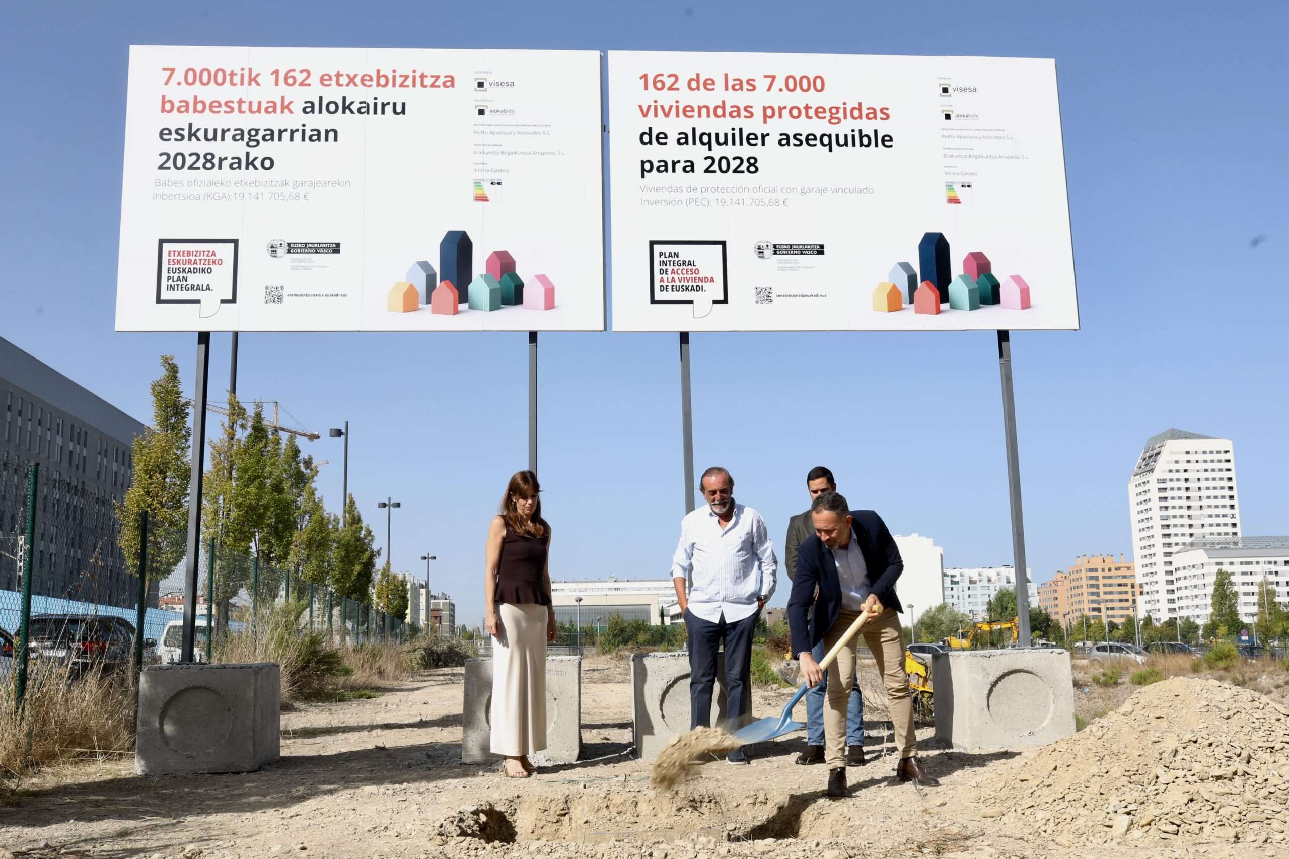 Salburua sumará 162 nuevas VPO en alquiler para 2029 y alcanza más de 700 viviendas gracias al convenio entre Gobierno Vasco y Ayuntamiento