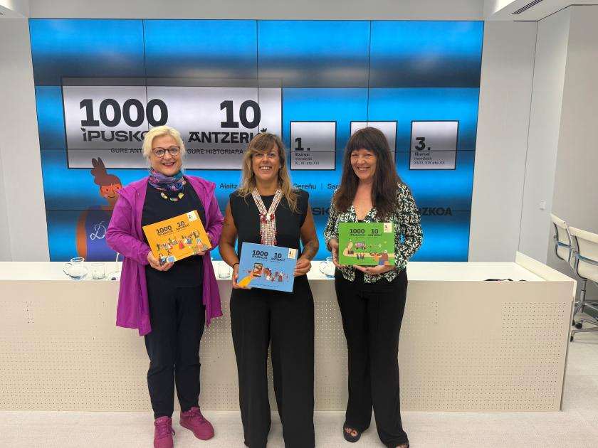 Nuevos libros de teatro para educar sobre la historia de Gipuzkoa: “1000 IpuSkoa… 10 Antzerki” del departamento de Cultura de la DFG