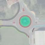 Nueva rotonda en Olentzo mejorará el cruce en las obras de la carretera Zizurkil Asteasu