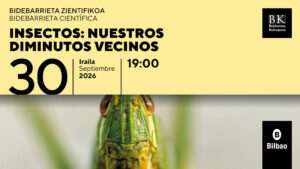 Bidebarrieta Kulturgunea acoge la charla Insectos: nuestros diminutos vecinos dentro del ciclo Bidebarrieta Científica