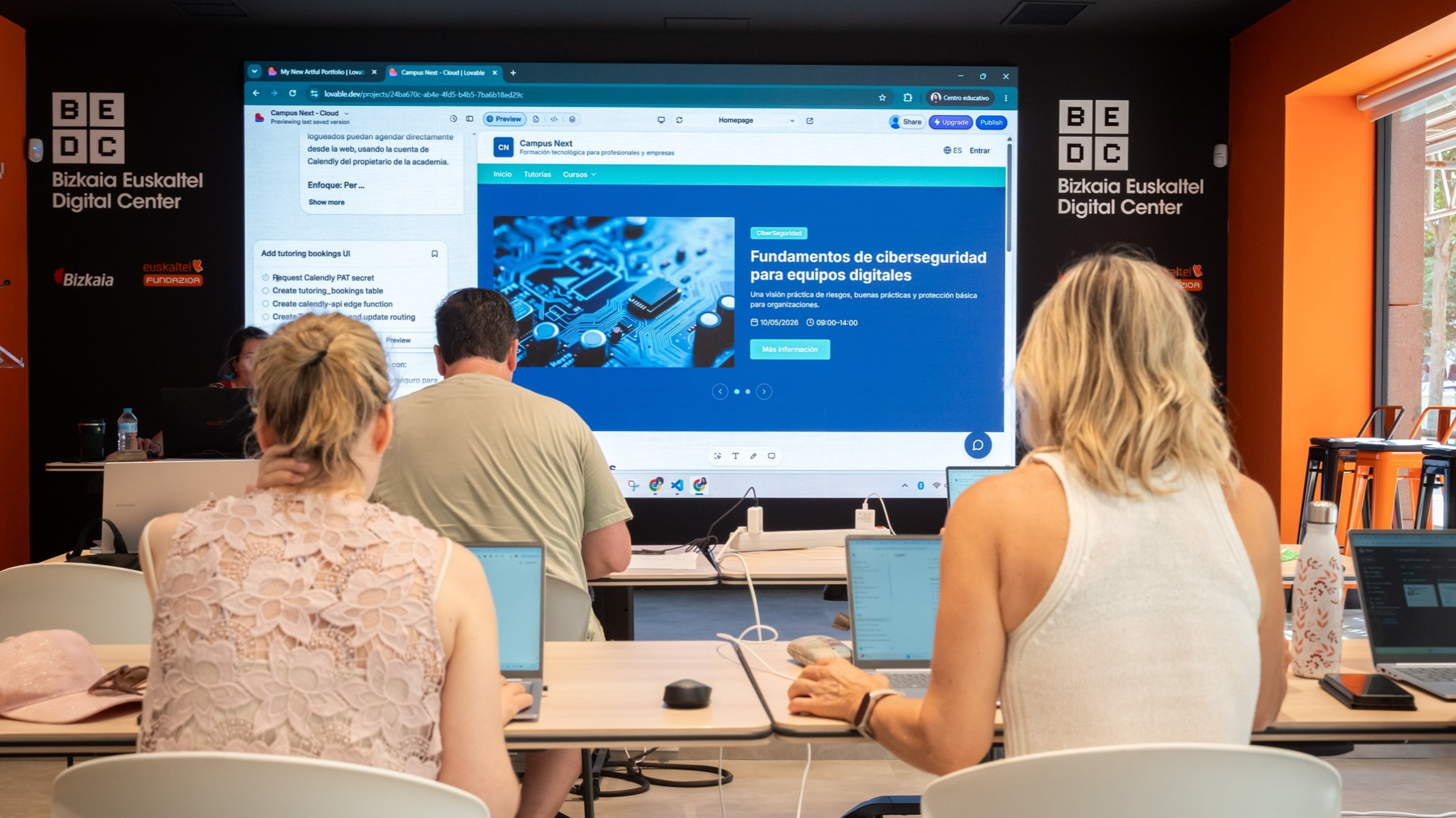 46 talleres y nueva programación de otoño en Bizkaia Euskaltel Digital Center para potenciar la capacitación tecnológica