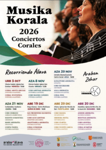 Siete Conciertos Corales Transformarán Álava Desde Octubre Hasta Diciembre