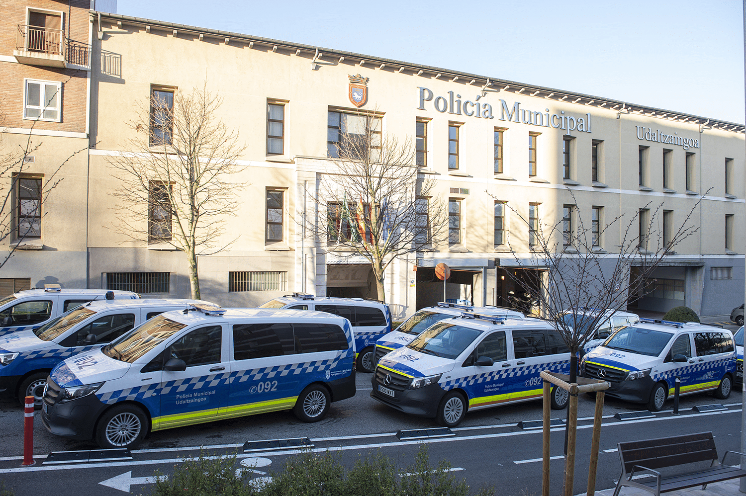 Nueva furgoneta 100% eléctrica para el Grupo de Atestados de la Policía Municipal de Pamplona en