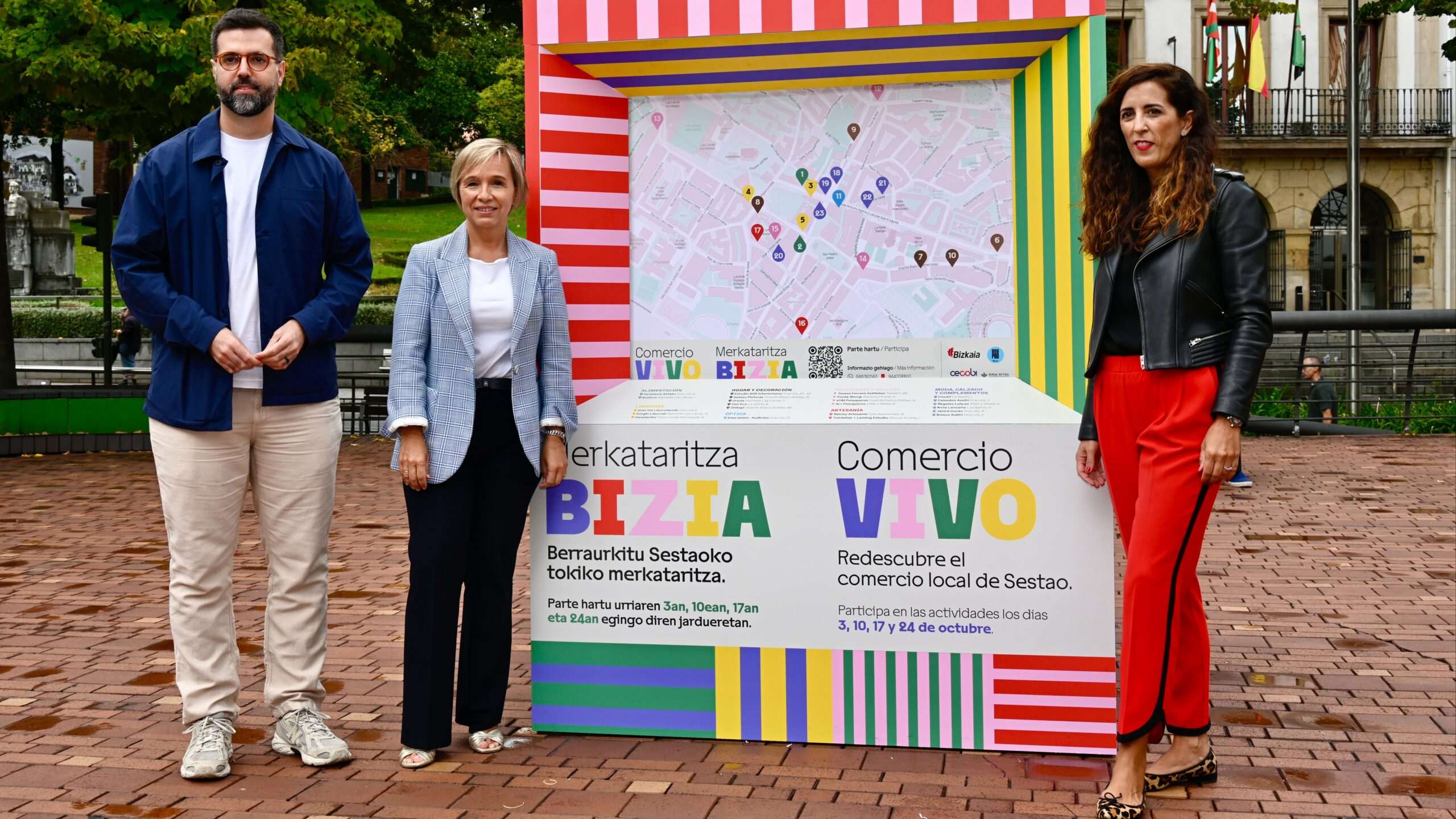 Nueva iniciativa "Merkataritza Bizia" en Sestao busca revitalizar el comercio local y conectar con la ciudadanía