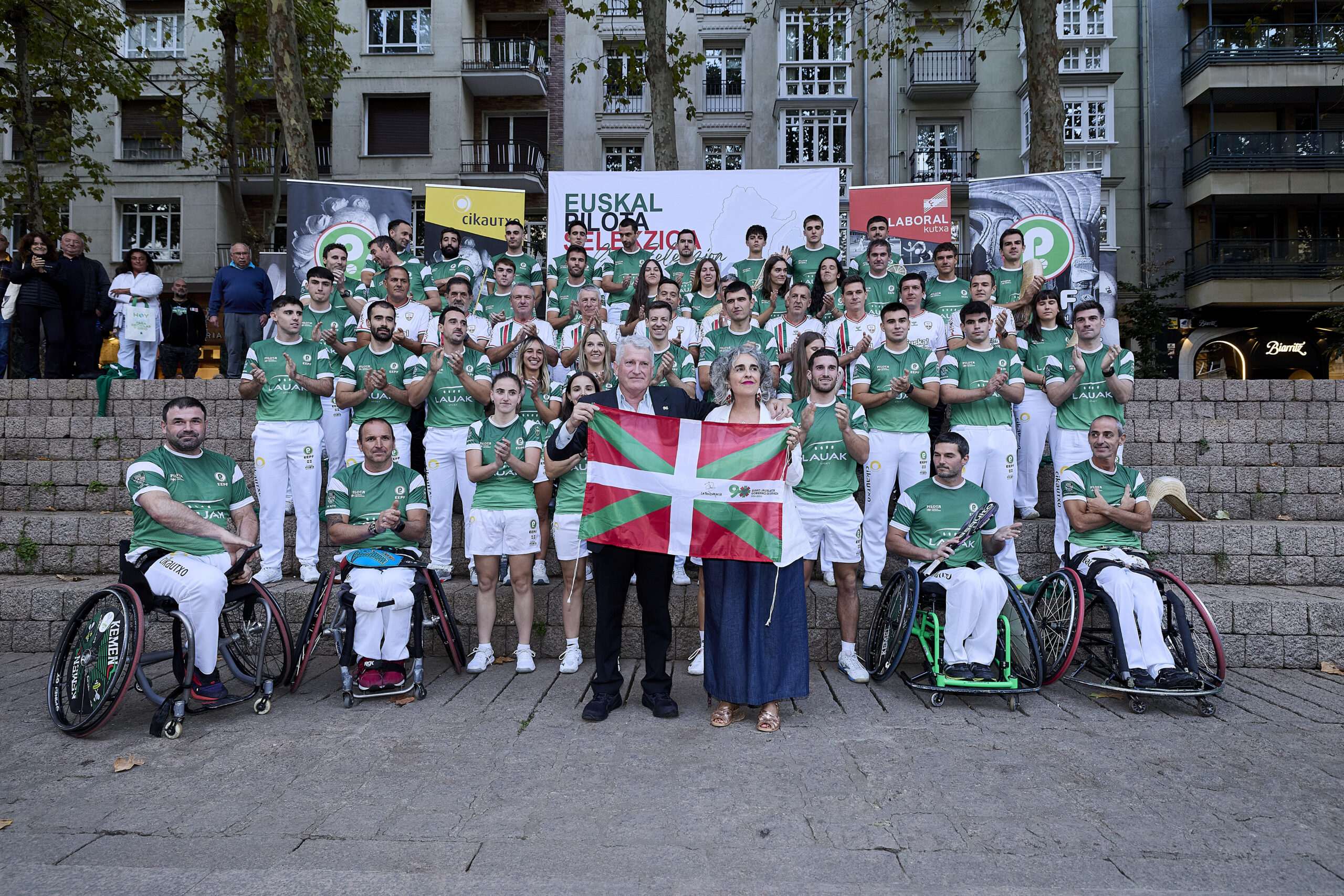 Euskadi debuta en el Campeonato del Mundo con su equipo de Euskal Pilota Selekzioa