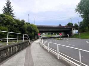 Inician las obras del nuevo tramo de bidegorri entre las rotondas de Amarotz y Usabal