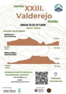Descubre el parque natural de Valderejo en la XXIII Marcha Popular a pie