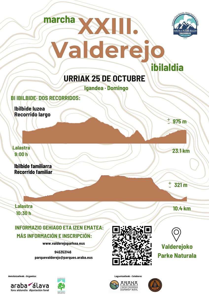 Descubre el parque natural de Valderejo en la XXIII Marcha Popular a pie
