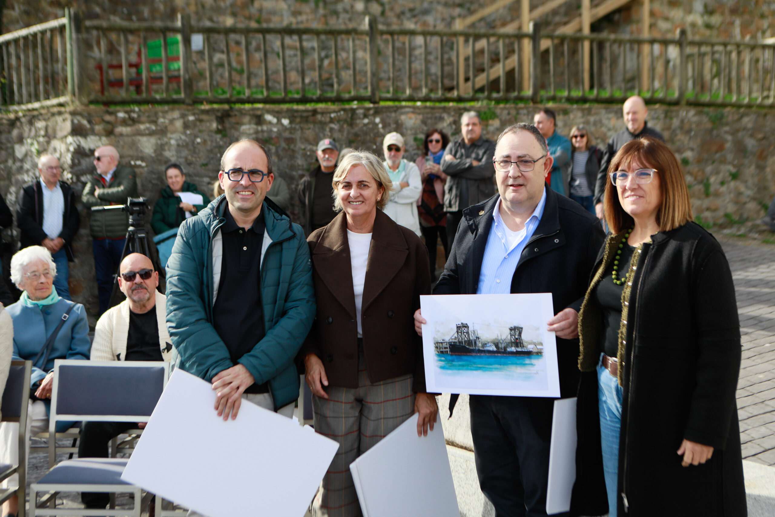 Elantxobe recuerda a los marinos mercantes caídos en la Guerra del