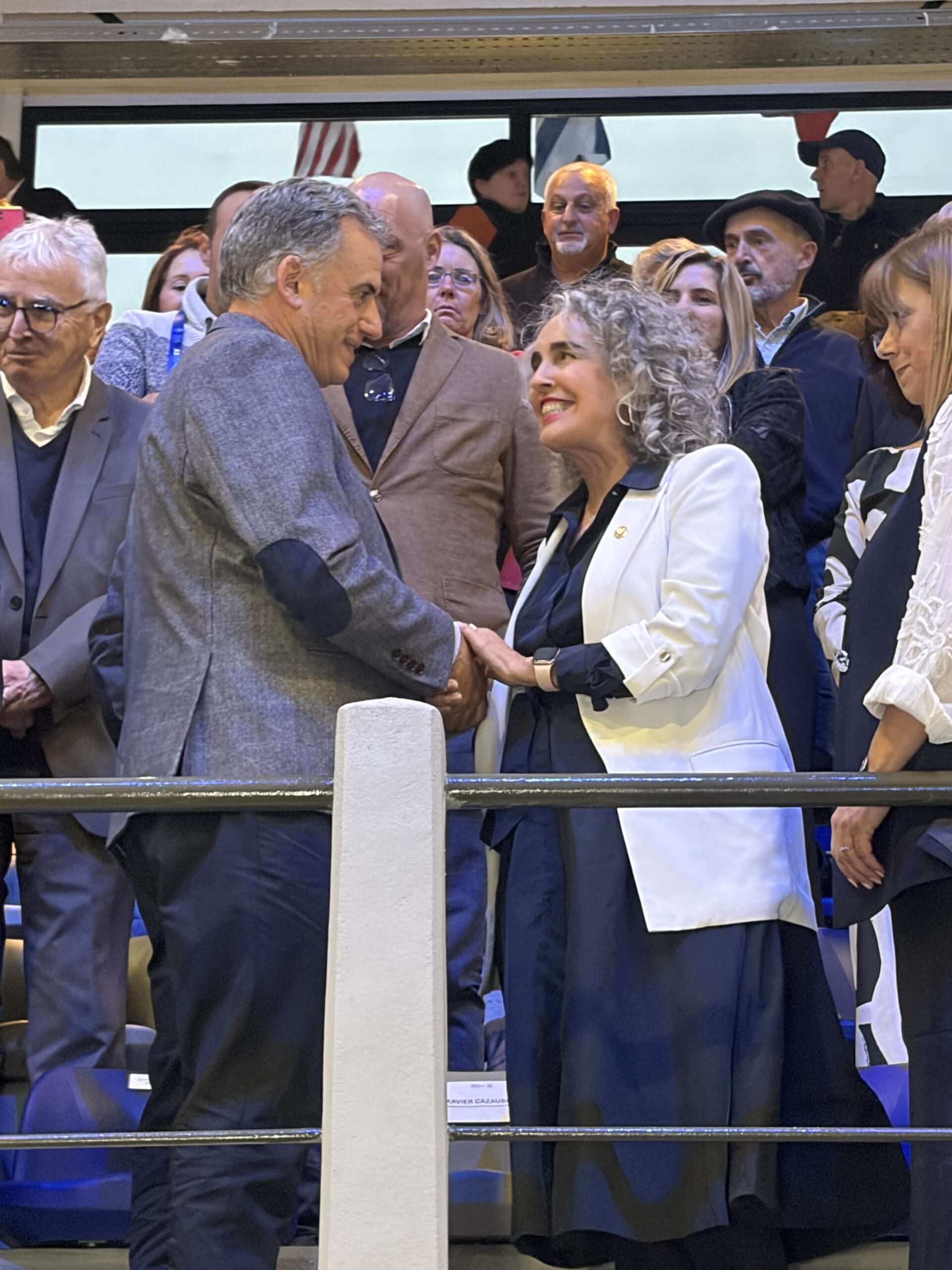 La vicelehendakari inaugura el Frontón Real de San Carlos en Uruguay