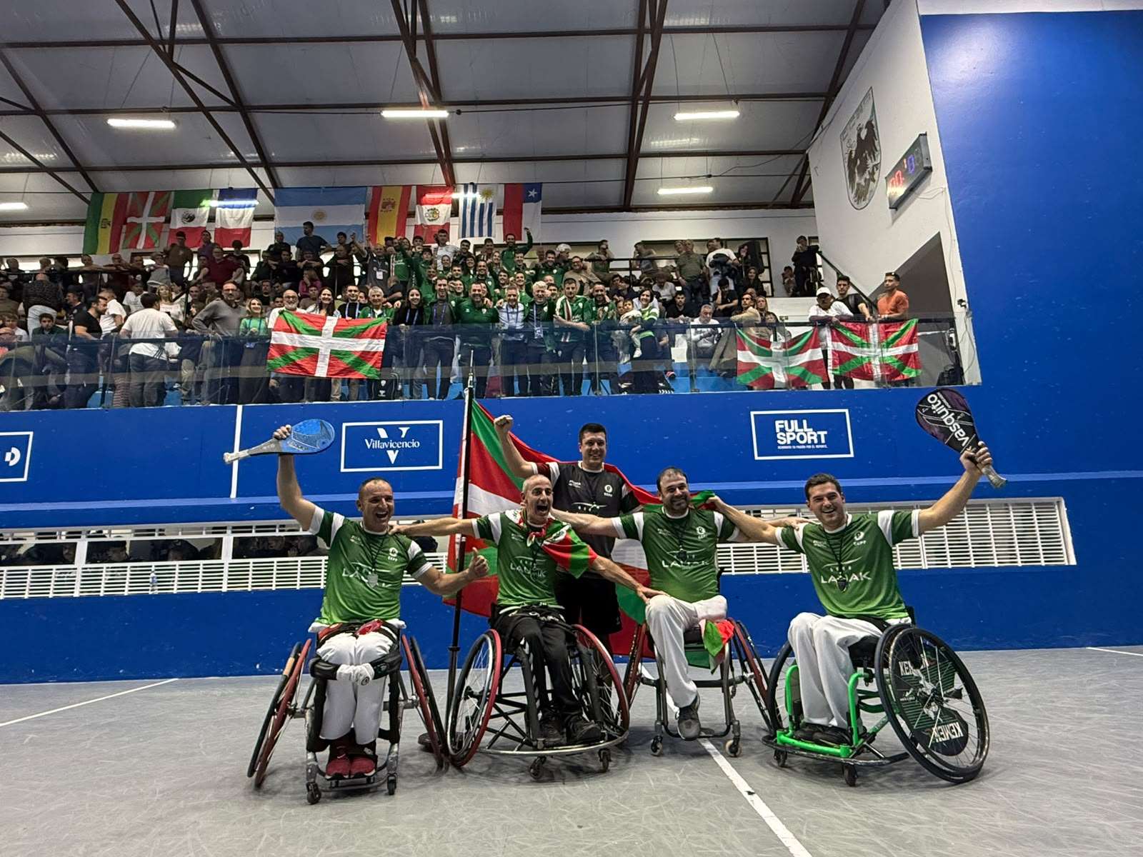 Euskadi concluye su destacada participación en el XX Mundial de pelota vasca con 12 medallas en 15 modalidades