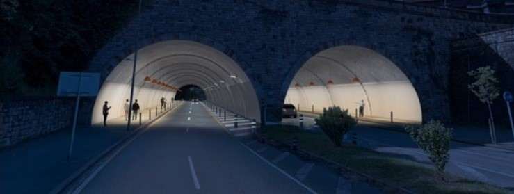 Rehabilitación de los túneles de Begoña alterará el tránsito peatonal y vehicular en la zona durante los próximos ocho meses